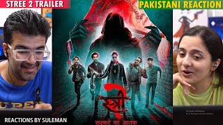 Pakistani Couple Reacts To Stree 2 Trailer  Shraddha Kapoor  Rajkummar R  Pankaj Tripathi [upl. by Brigham82]