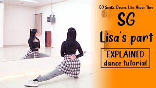 LISA  SG DANCE tutorial  Explained [upl. by Akeinahs]