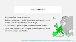 EU Europeiska unionen [upl. by Rahal]