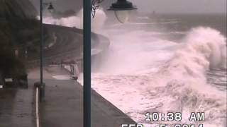 Storm 6 Teignmouth Devon [upl. by Aramanta]