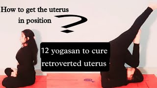 yogasan to cure retroverted uterus How to get uterus in position [upl. by Anse]