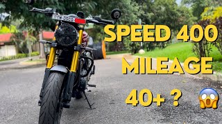 Speed 400 Highway mileage test  40 mileage  Triumph Speed 400 [upl. by Emmet]