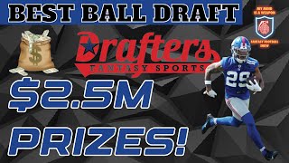 Best Ball Draft 500k Drafters  2024 Fantasy Football Strategy [upl. by Heidy478]