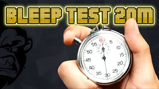 MULTI STAGE FITNESS TEST 20M BLEEP TEST AUDIO [upl. by Leid]