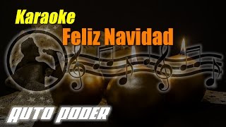 Feliz Navidad  Karaoke [upl. by Ardnovahs]