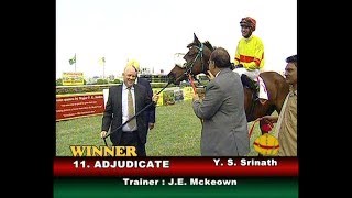 Adjudicate with Y S Srinath up wins The Indian Turf Invitation Cup Gr 1 2019 [upl. by Leonora]