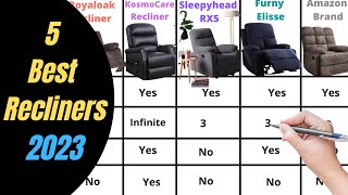 Top 5 Best Recliner Sofa in India 2023  Best Recliner Chair In India [upl. by Reisinger]