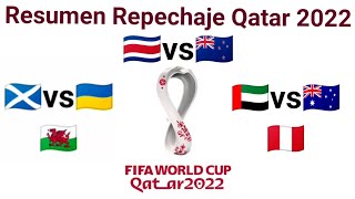 Resumen Repechaje Qatar 2022 Countryballs [upl. by Esinyt]