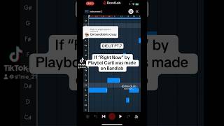 If rightnow by playboicarti was made on bandlab dielit beats opium rap trending viral [upl. by Serdna]