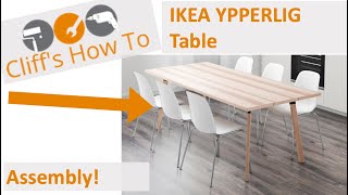 IKEA YPPERLIG Table Assembly [upl. by Micheal47]