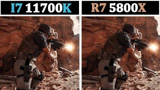 R7 5800X vs I7 11700K  4K Ultrawide 1440P 1080P [upl. by Ittak816]