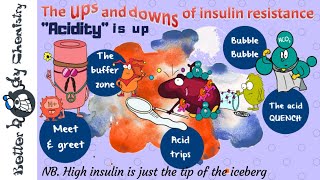 Mild metabolic acidosis insulin resistance [upl. by Akiehsal]