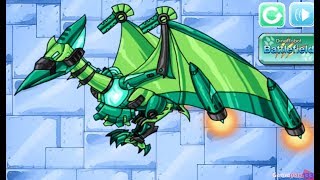 Dinossauro Robô Pterodáctilo Verde  Jogo de Dinossauro Transformers Dino Robot Dinossauro Desenho [upl. by Akilam761]