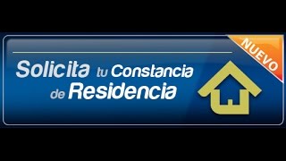 Constancia de Residencia en Venezuela ONLINE [upl. by Eyaf]