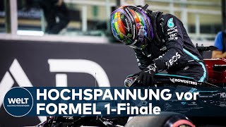 FORMEL 1FINALE Kann Hamiltons Mercedes den Red Bull von Verstappen noch stoppen  WELT Thema [upl. by Tekcirk]