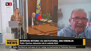 GRAL D GRECU DESPRE INTERVIUL LUI PUTIN RUSIA ARE AVANTAJȘtiri B1TV9 febr 2024 [upl. by Laith]