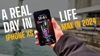 Using the iPhone XS Max in 2024  A Real Day in Life [upl. by Anelas]