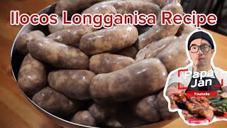 Ilocos Longganisa Racipe  Authentic Ilocos Longganisa  asmr food mukbang [upl. by Hawkins]