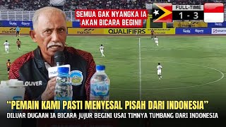 🔴NYESAL PISAH DARI INDONESIA  Pengakuan Menyedihkan Timor Leste Usai Keok 31 Vs Timnas U20  AFC [upl. by Anerat]