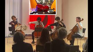 CelloQuartett  Konzert in KronbergTaunus im Rahmen der Internationalen GeigenbaumeisterMesse [upl. by Lyns]