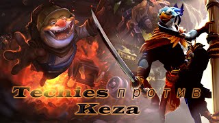 Techies против Keza  Рейтинговые игры3700 ММР  Дабл ставка  Dota 2 [upl. by Nylegna]