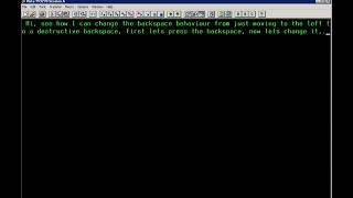 How to use TN3270 destructive backspace [upl. by Divadnoj760]