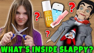 Whats Inside SLAPPY THE DUMMY He Ate My ELF ON THE SHELF [upl. by Elly]