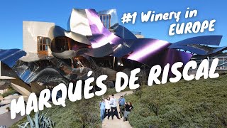 NUMBER 1 WINERY IN EUROPE  Frank Gehry Architecture  Wine Tour Vlog  Marques de Riscal Rioja [upl. by Charo926]