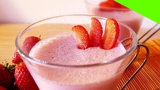 COMO PREPARAR MOUSSE DE FRESA PARA DIABETICOS [upl. by Ahsein]