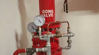 Alarm check valve Assembly installation  ICV working principal  Gong bell  Fire fighting [upl. by Notlrac]