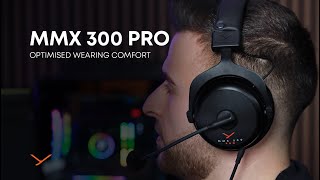 beyerdynamic  MMX 300 PRO  Optmised wearing comfort [upl. by Cassaundra]