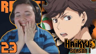 Haikyuu Season 1  Episode 23 SUB REACTION FULL LENGTH [upl. by Orsay]