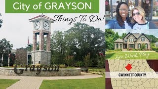 Moving to Gwinnett County  Things To Do in Grayson Georgia [upl. by Oeflein]