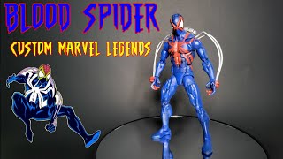 Blood Spider  Custom Marvel Legends Action Figure [upl. by Erdrich51]