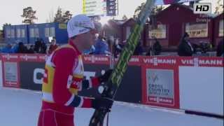 Mens 25 Km Prologue Falun 2013  Petter Northug CRAZY FINISH [upl. by Osei]