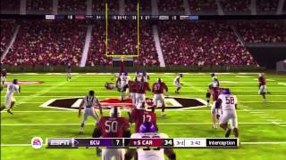 NCAA Football 13 Heisman Challenge Mode Charlie Ward on South Carolina HD 2012 [upl. by Enelrahc]