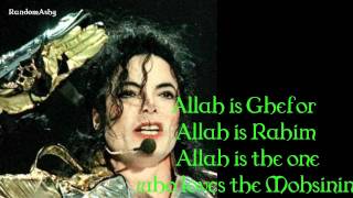 michael jackson  give thanks to allah lyrics [upl. by Manara]