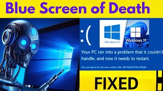 How to Fix Windows 10  11 Blue Screen of DeathWindows BSODWindows Blue ScreenBlue Screen Error [upl. by Rube]