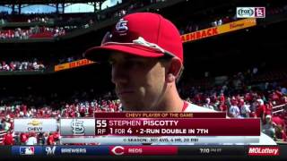 Stephen Piscotty has an allaround clutch day for Cardinals [upl. by Kirbee718]