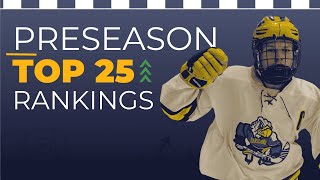 202425 Preseason Top25 Rankings for Michigan High School Hockey [upl. by Weatherley]