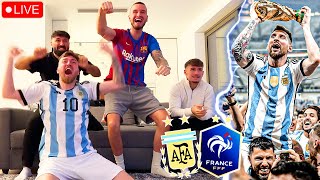 MESSI IST WELTMEISTER  LIVE REAKTION  Argentinien vs Frankreich WM FINALE 🇦🇷🇫🇷🏆  ViscaBarca [upl. by Clementine727]