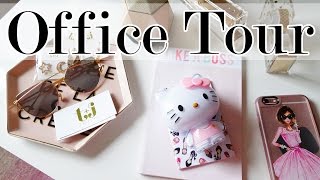 My Office Tour Fashion Designer Fashion Ecommerce Business Owner [upl. by Ellehcsor234]