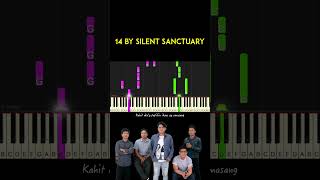 14 by Silent Sanctuary piano cover  sheet music amp lyrics [upl. by Sorvats531]