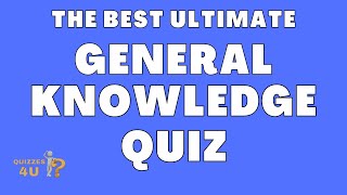 Can You Answer These General Knowledge Questions  Ultimate Trivia Quiz Game [upl. by Sacksen]