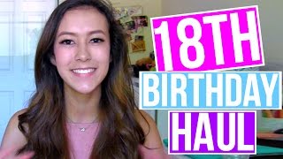 18th Birthday Haul 2016 [upl. by Yram]