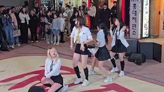 20241027 hongdae busking dance team 투유TO YOU 01  Teddy Bear  STAYC [upl. by Nauqit]