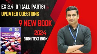 Ex 24 Class 9  Q no 3 all parts  Sindh text book 2024  Logarithm  Village of Math [upl. by Dylan]