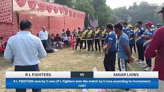 Live Cricket Match  SAGAR LIONS vs R L FIGHTERS  07Nov24 0829 AM 22 overs  KANPUR BOOKS DISTRI [upl. by Imoen]