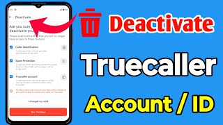 how to deactivate turecaller account  Truecaller id deactivate kaise kare  truecaller delete [upl. by Rafat]