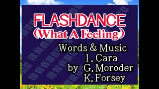 KARAOKE What A Feeling Flashdance Irene Cara [upl. by Alinoel756]